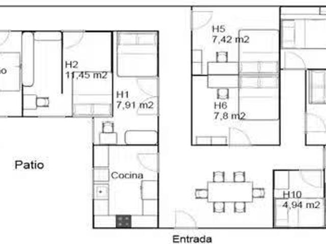 Habitación en Calle de San Gregorio, Centro