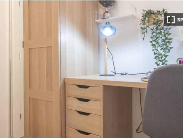 Habitación en piso compartido de 5 habitaciones en alquiler en Niño Jesús, Madrid, solo para profesi