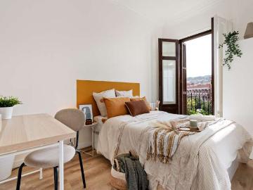 Sant Antoni, Barcelona, Lateral Gran Via de les Corts Catalanes, L'Antiga Esquerra de l'Eixample, Barcelona, Barcelona, Cataluña, Cataluña