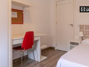 Habitación en residencia de estudiantes en Moncloa, Madrid