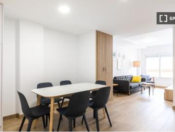 Habitación en un apartamento compartido de 1 dormitorio en alquiler en Burjassot, solo para profesio