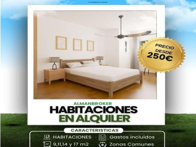 Habitaciones en alquiler. Con espacio Co Living Zonas Comunes