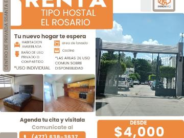 HABITACIONES EN RENTA en Fraccionamiento El Rosario