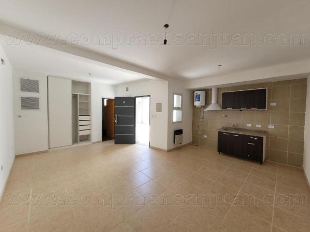 Habitar Alquiler  Departamento Rivadavia Monoambiente. Planta Baja. Sin Cochera. Complejo Vela