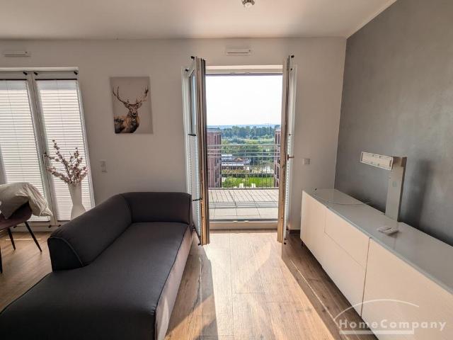 26055 HomeCompany Dresden Möbliert/Furnished 1 Zimmer Apartment in Dresden Hafencity mit Balkon max. 2 Personen