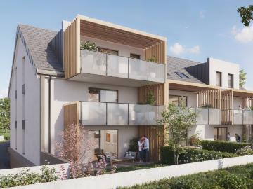 HAGENTHAL LE BAS NEUF DANS UN CADRE CALME ET VERDOYANT BEAU 4 PIÈCES DE 98 M2 AVEC TERRASSE