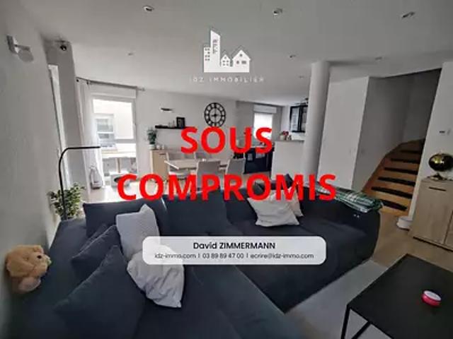 Hagenthal le Bas 68220 Achat / Vente appartement 4 pièces t4 terrasse parking