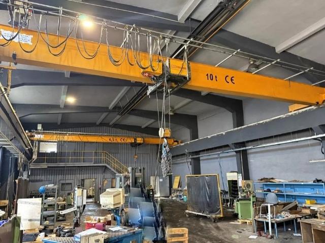 Hala magazynowo produkcyjna 1100m2 z suwnicami i biurami
