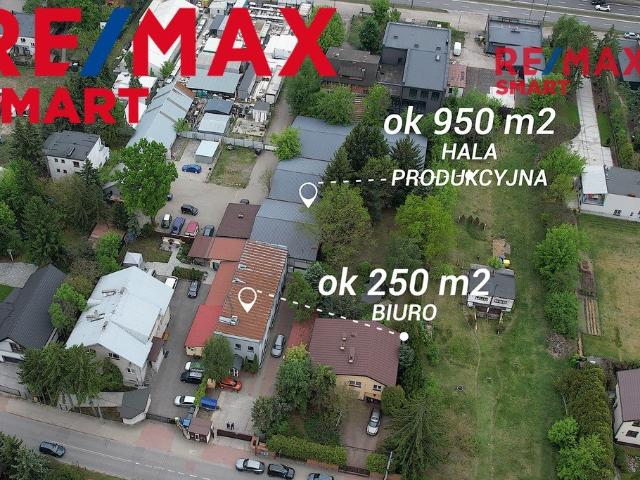 Hala komercyjna 1143 m² z magazynem i biurami w Warszawie