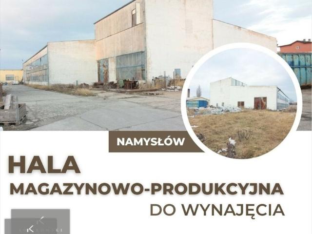 Hala produkcyjno magazynowa 1756 m², strzeżona, do wynajęcia