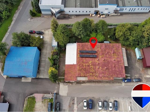 Hala 433 m² z biurami fotowoltaika i rampy