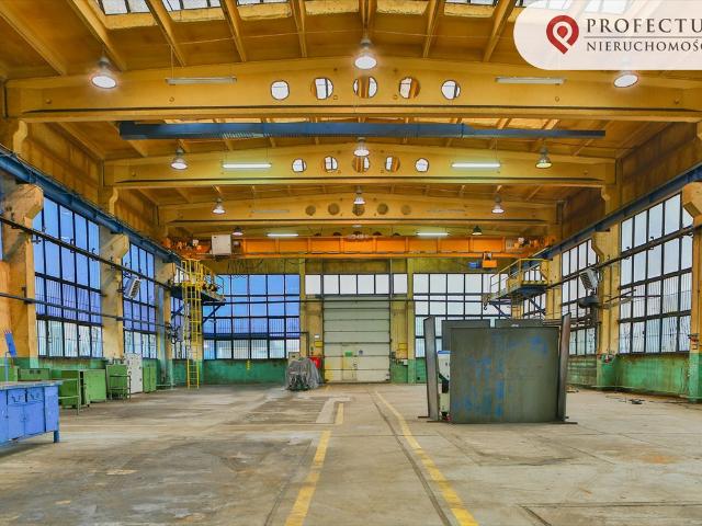 Na wynajem hala 670 m² z suwnicą, wjazd TIR i monitoring