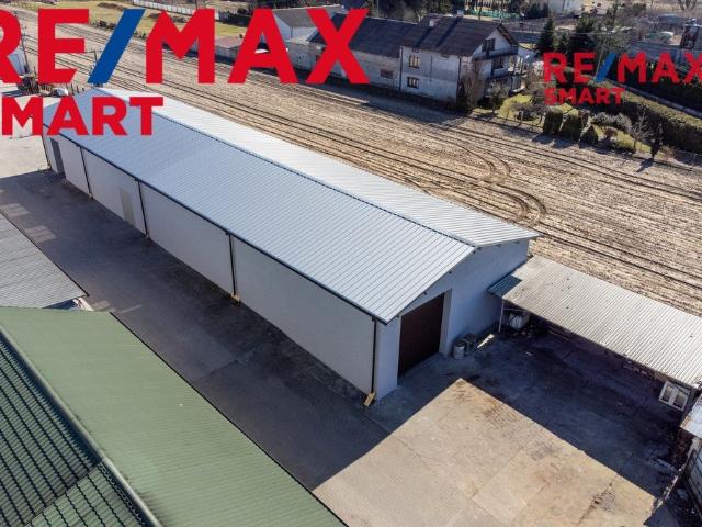 Hala 600 m² z biurem, placem i ekologicznym ogrzewaniem