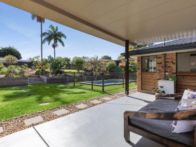 Half acre family living with pool and shed