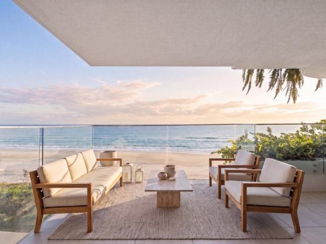 Half floor beachfront living in the award winning Omnia