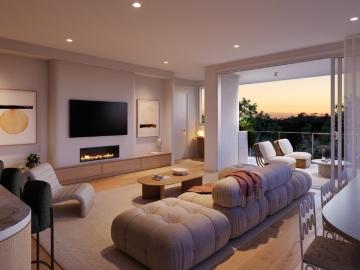 Half floor, single level home with views forever!