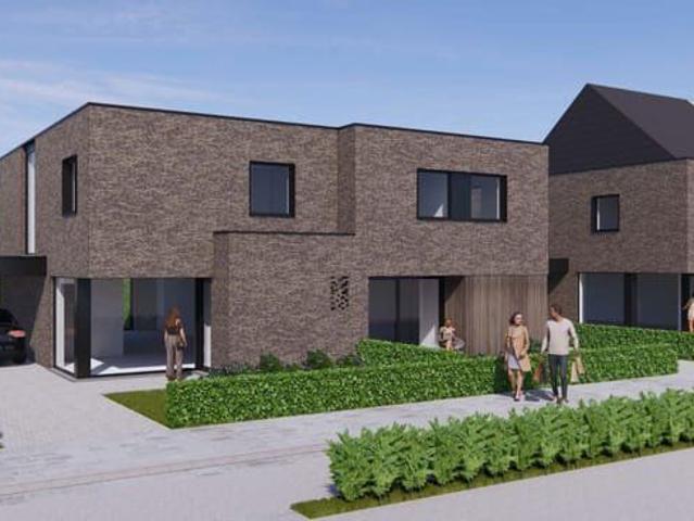 Halfopen nieuwbouwwoningen te huur op ruime percelen