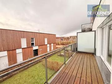 Hallennes lez Haubourdin 59320 Achat / Vente appartement 2 pièces t2 au dernier étage