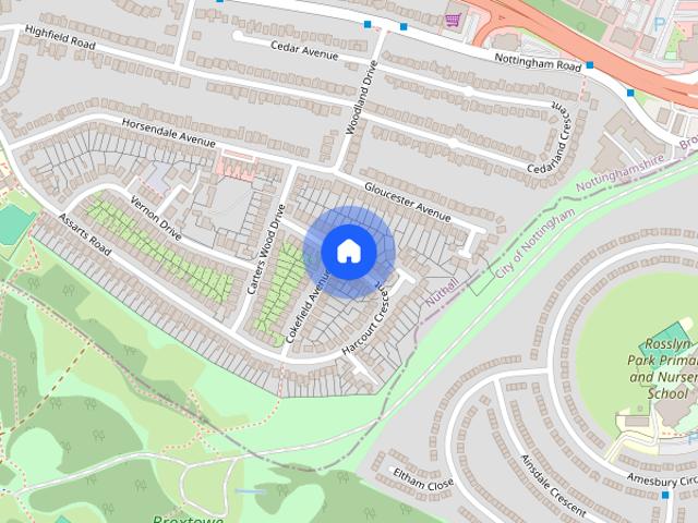 Harcourt Crescent, Nottingham, Nuthall
