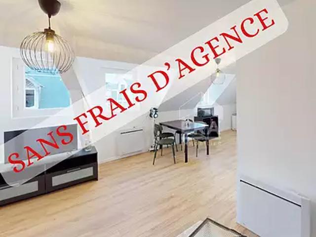 Harfleur 76700 Location appartement 3 pièces t3 au dernier étage
