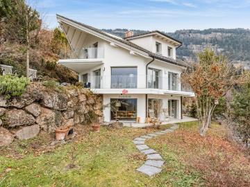 Weggis, Kanton Luzern - Garten, Panoramablick