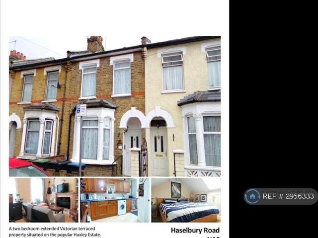 Haselbury Road, London, N18 2 bed terraced house to rent £2,300 pcm £531 pw