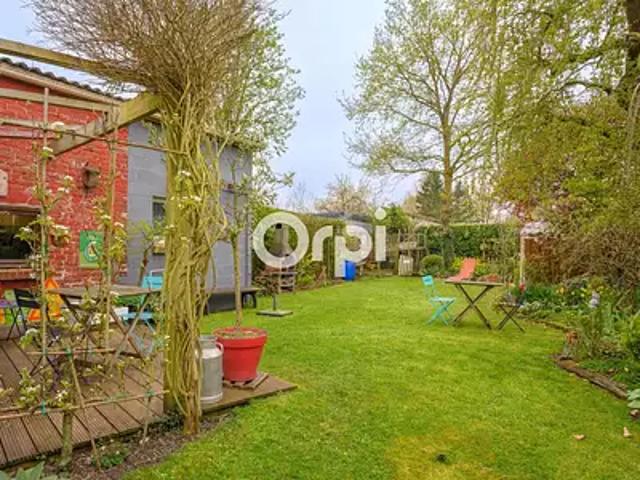 Hasnon 59178 Achat / Vente maison 4 pièces t4 jardin terrasse
