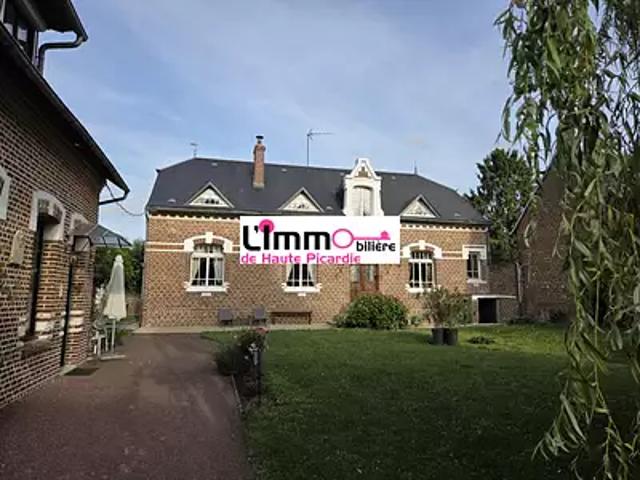 Hattencourt 80700 Achat / Vente maison 10 pièces t10 terrasse parking