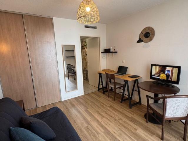 HAUT d'IDRON, Au Calme, Studio Meubl� en R�sidence r�cente avec climatisation et parking priv�