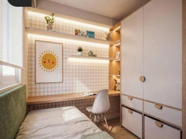 Hauer 4You Apto 39m² 2 quartos, sacada e 1 vaga