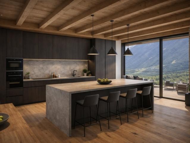 Hauptwohnsitz in Venthône – Geräumige 3,5 Zimmer Gartenwohnung mit alpinem Blick