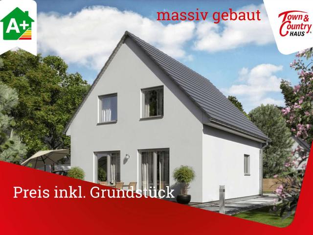 Haus massiv gebaut, Preis schlüsselfertig inkl. Grundstück
