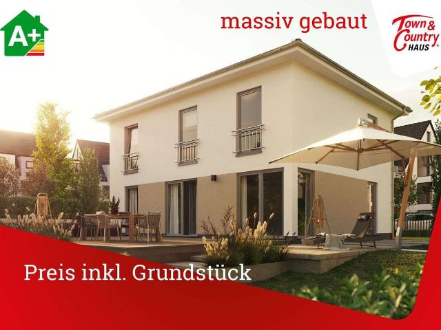 Haus massiv gebaut, Preis schlüsselfertig inkl. Grundstück