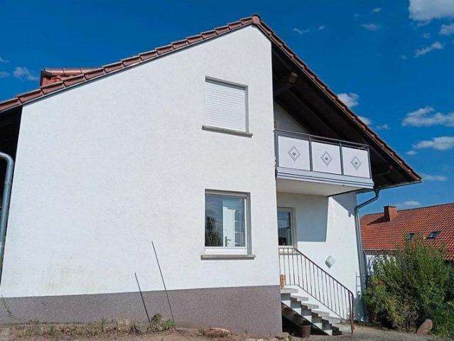 Haus mit 2 Wohnungen in Marbach, Rhönblick großer Garten TOP Lage