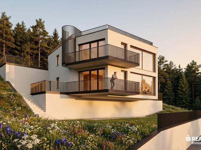 Haus mit 2 Wohneinheiten, projektiertes Grundstück in Omes