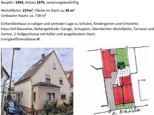 Haus mit bester Lage in Gau Algesheim von privat