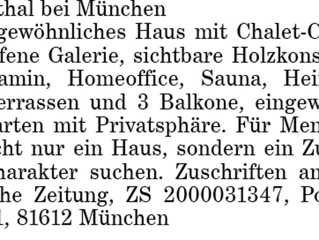 Haus mit Chalet Charakter