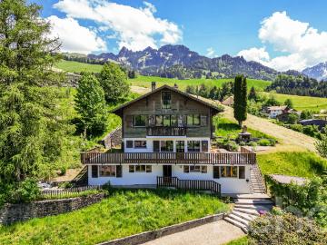 Haus mit eigenständiger Wohnung? Bergblick in Charmey