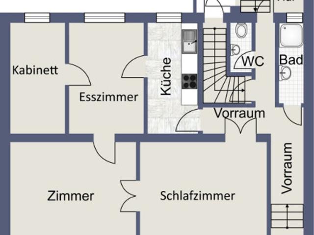 Einmalige Gelegenheit Jahrhundertwendehaus mit großem Garten