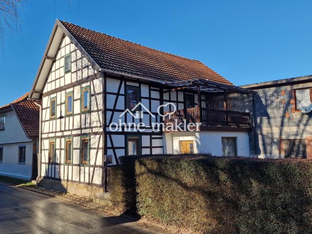 Haus mit großem Garten und Obstbaumbestand, ländlich, ruhige Ortsrandlage