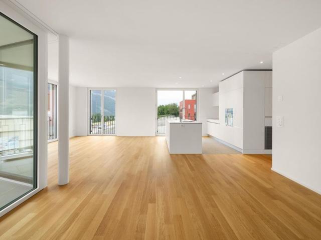 Haus F Erhöht wohnen und Natur geniessen Neubau Überbauung