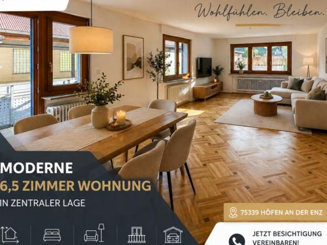 Haus im Haus – großzügige 6,5 Zimmer Wohnung in zentraler Lage