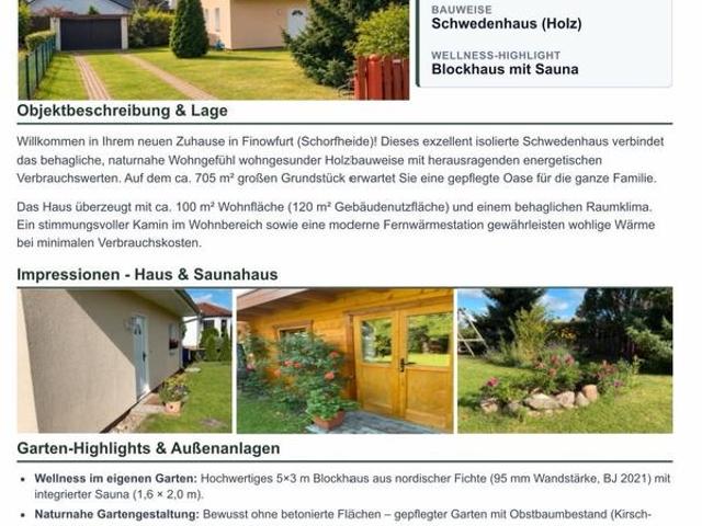 Haus in Finowfurt