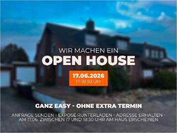 Haus in ruhiger Lage optimal für Familien ! Open House ! 17.06.2026 17:00 18:30 Uhr