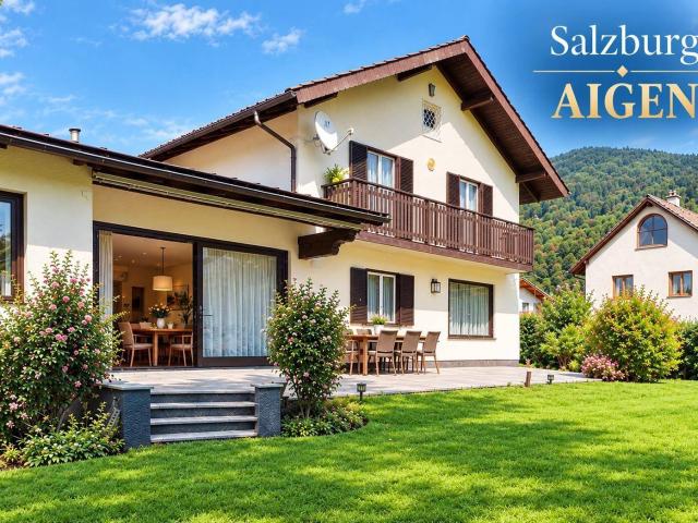 Haus in Salzburg AIGEN Garten, Sonnenterrasse, Sauna, Parkplatz, Garage provisionsfrei