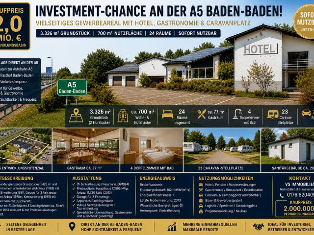 Haus zum Kaufen in Baden Baden 1.700.000,00 EUR 700 m²