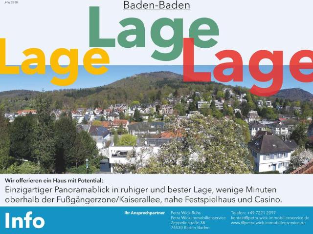 Haus zum Kaufen in Baden Baden 2.800.000,00 EUR 350 m²