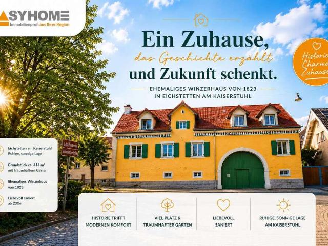Haus zum Kaufen in Eichstetten am Kaiserstuhl 690.000,00 EUR 187 m²