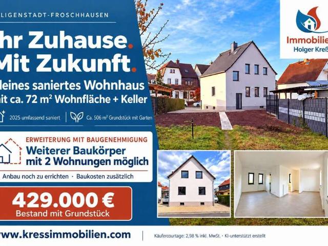 Haus zum Kaufen in Froschhausen 429.000,00 EUR 72 m²