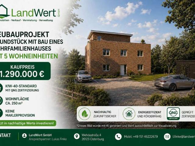 Haus zum Kaufen in Oldenburg 1.290.000,00 EUR 250 m²